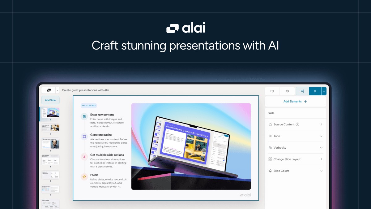 Alai homepage