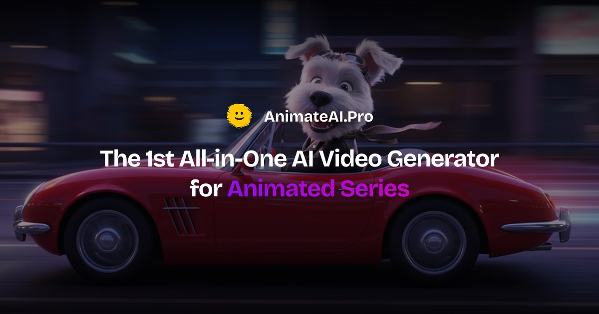 Animate AI homepage