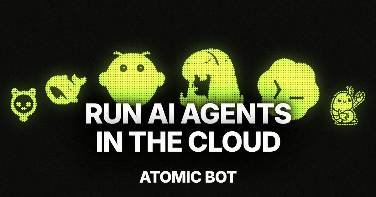 Atomic Bot homepage