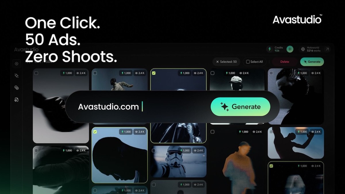 Ava Studio homepage