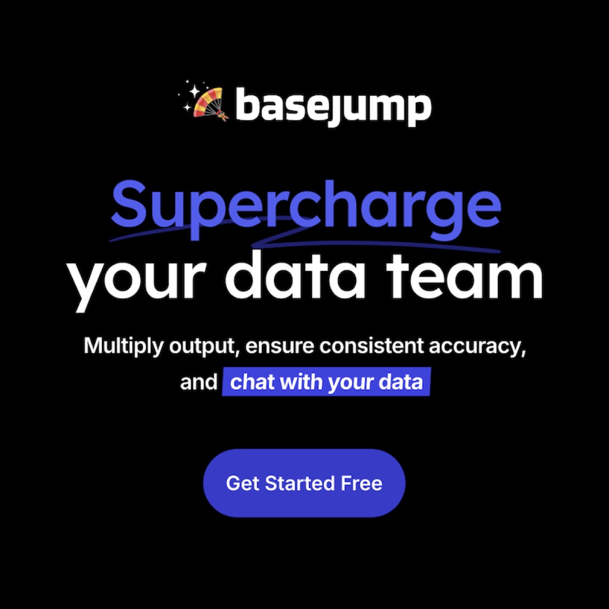 Basejump AI homepage