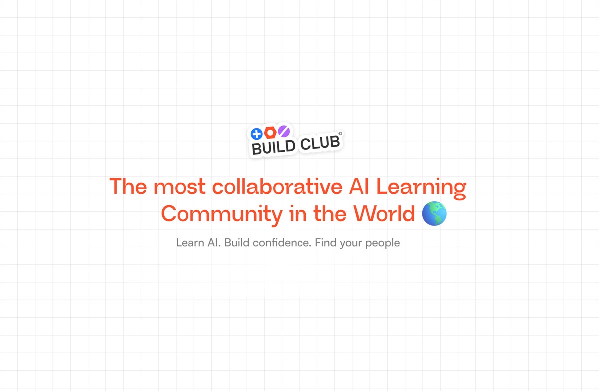 Build Club homepage