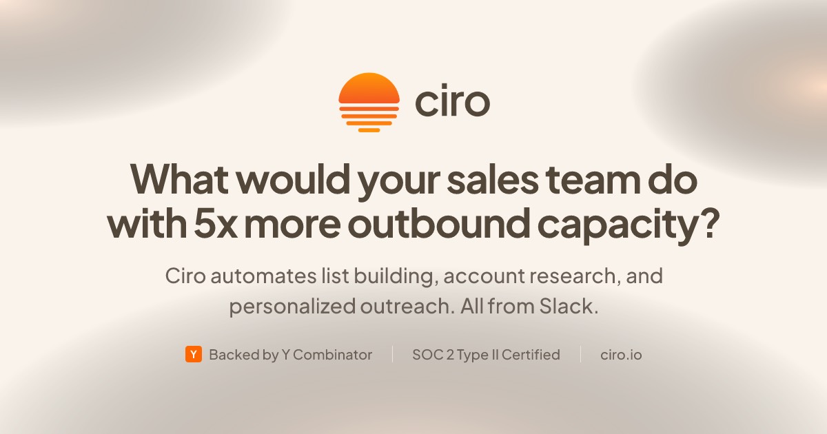 Ciro homepage