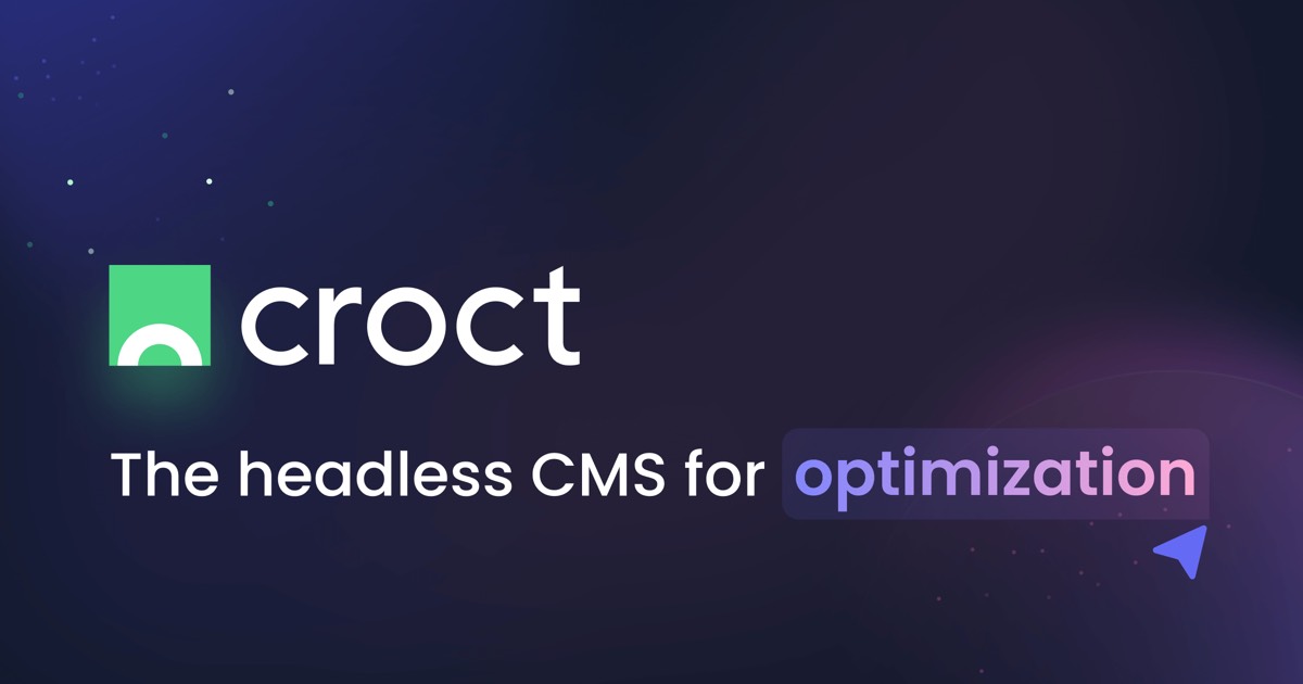 Croct homepage
