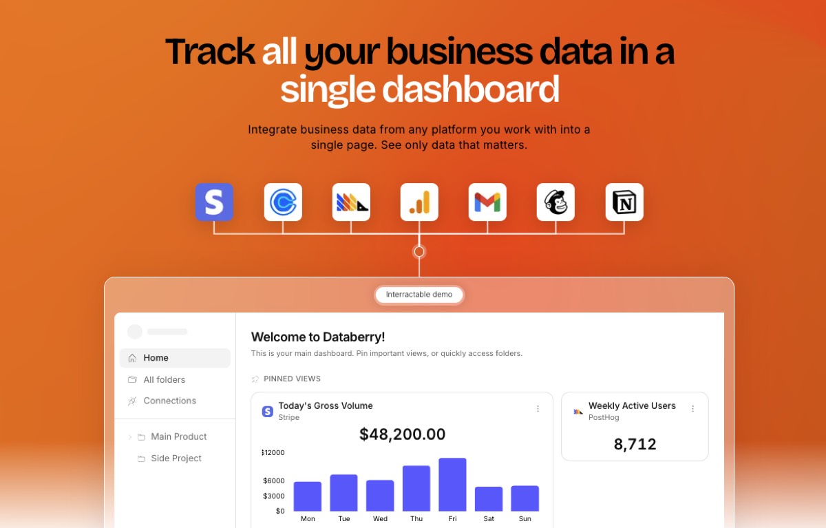 Databerry homepage