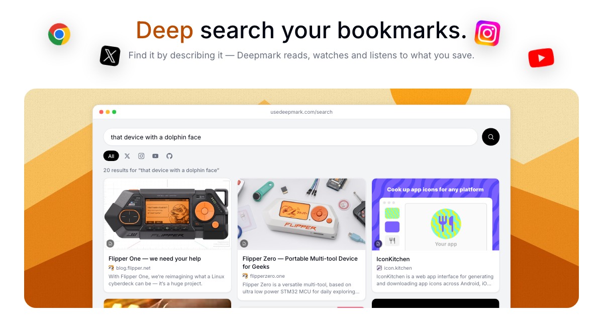 Deepmark homepage