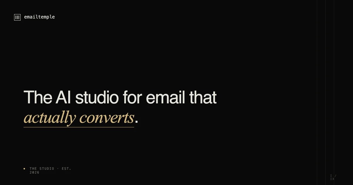 EmailTemple homepage