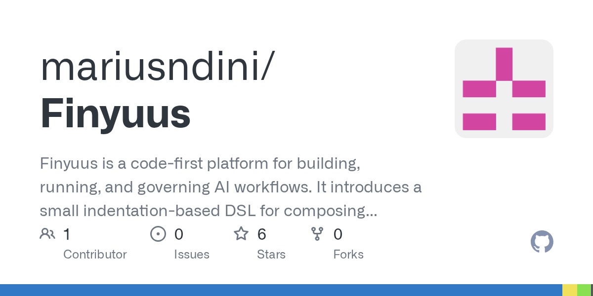 Finyuus homepage