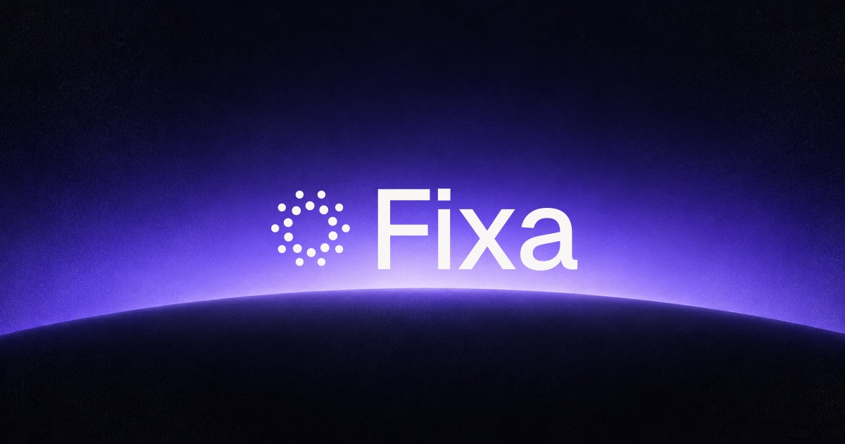 Fixa.dev homepage