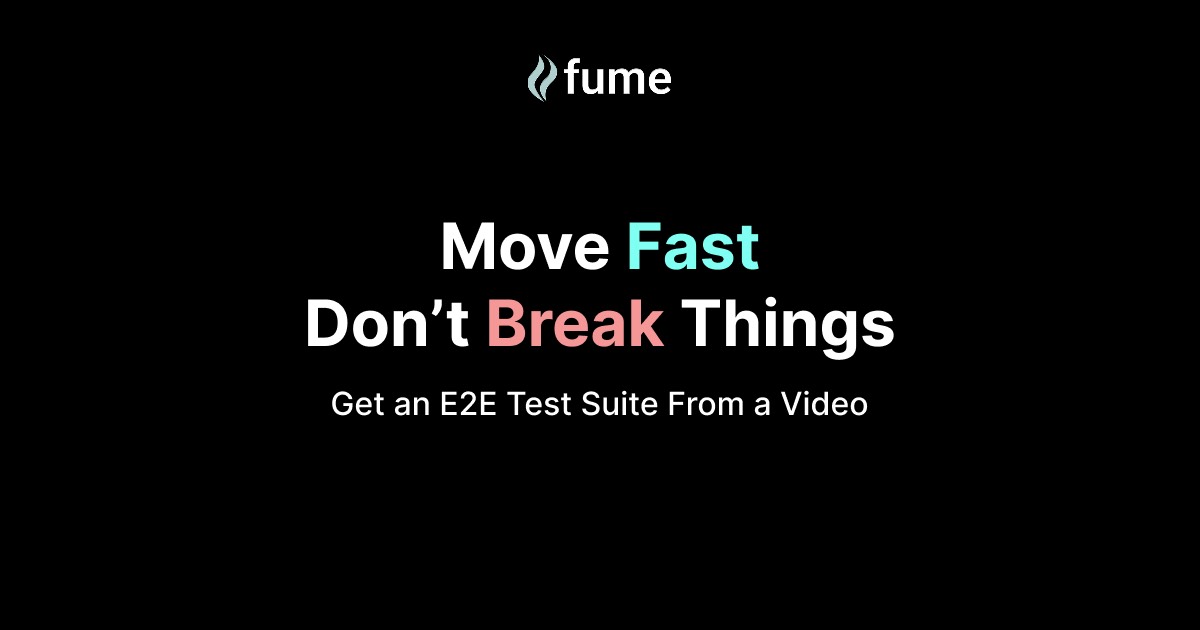 Fume homepage