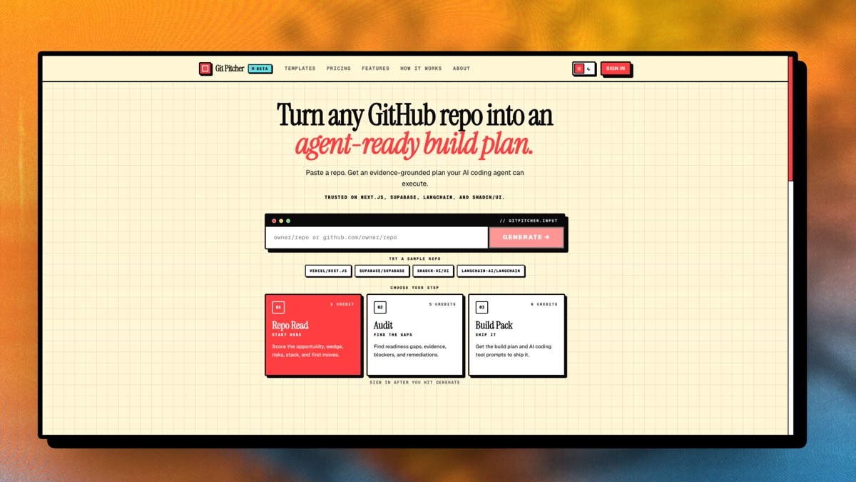 Git Pitcher homepage