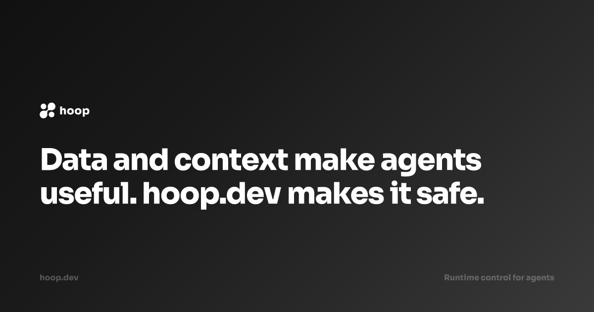 hoop.dev homepage