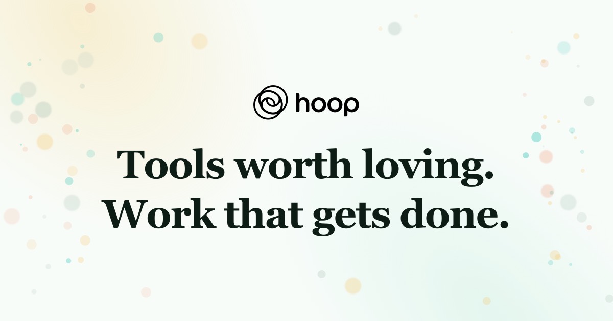 Hoop homepage