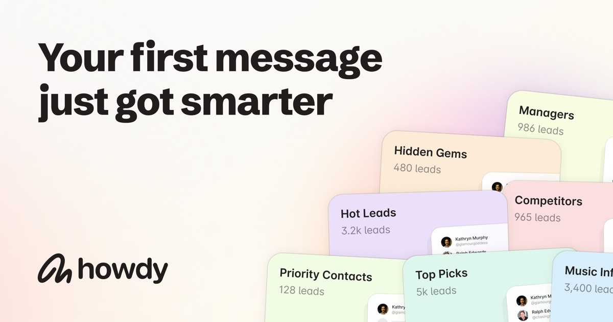 Howdy homepage