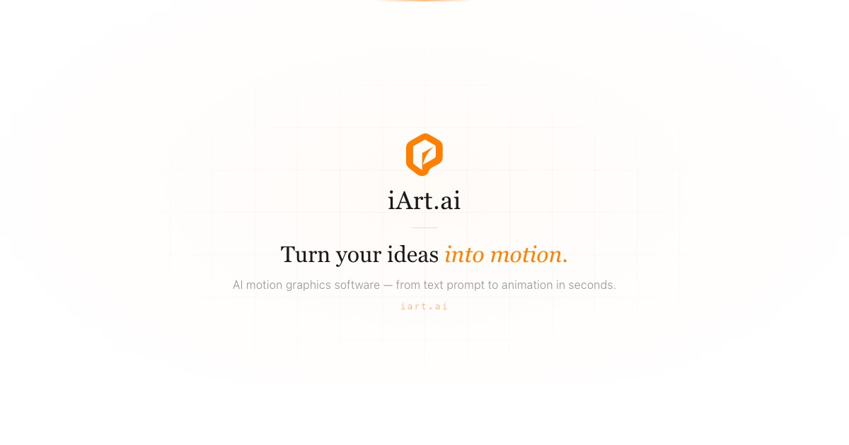 iArt.ai homepage