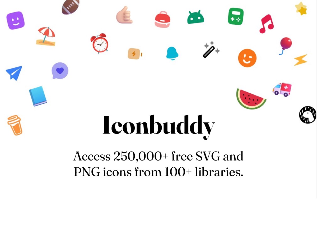 Iconbuddy Figma Plugin homepage