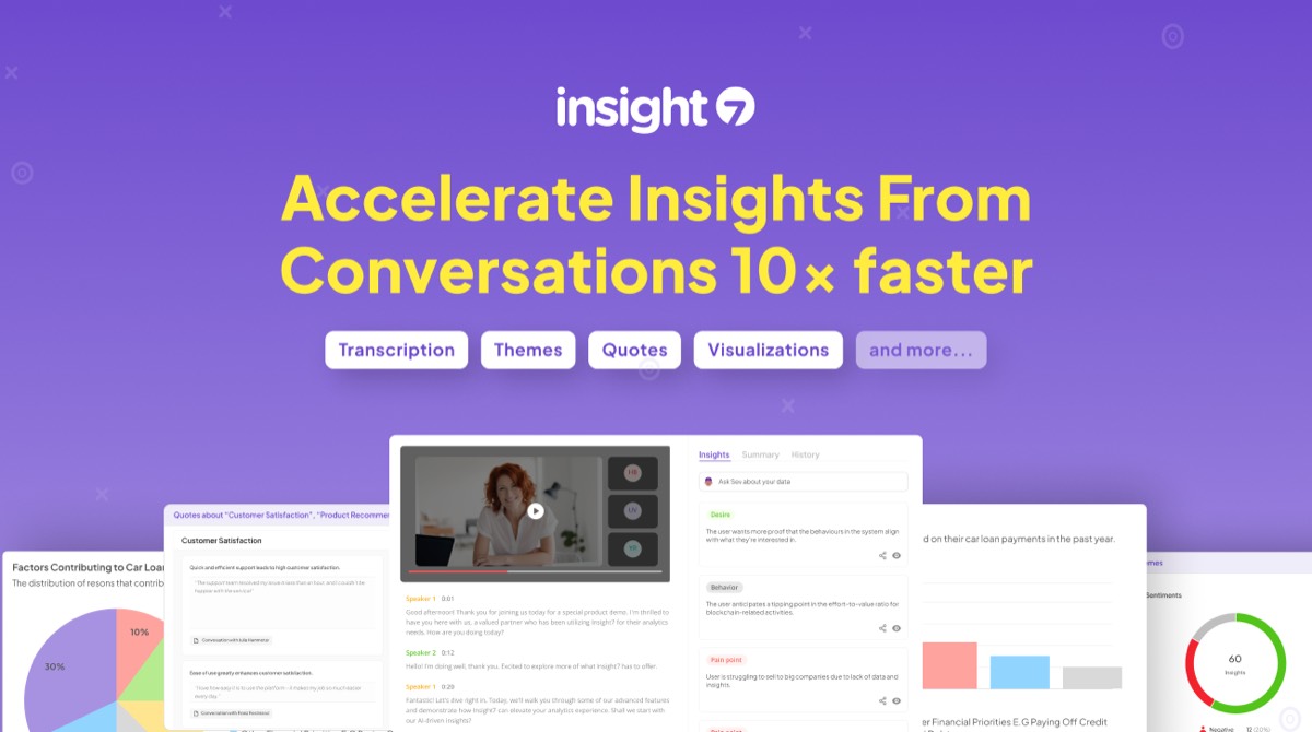 Insight7 homepage