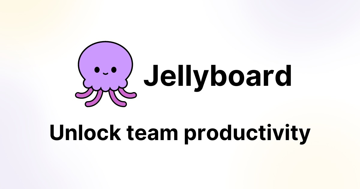 Jellyboard homepage