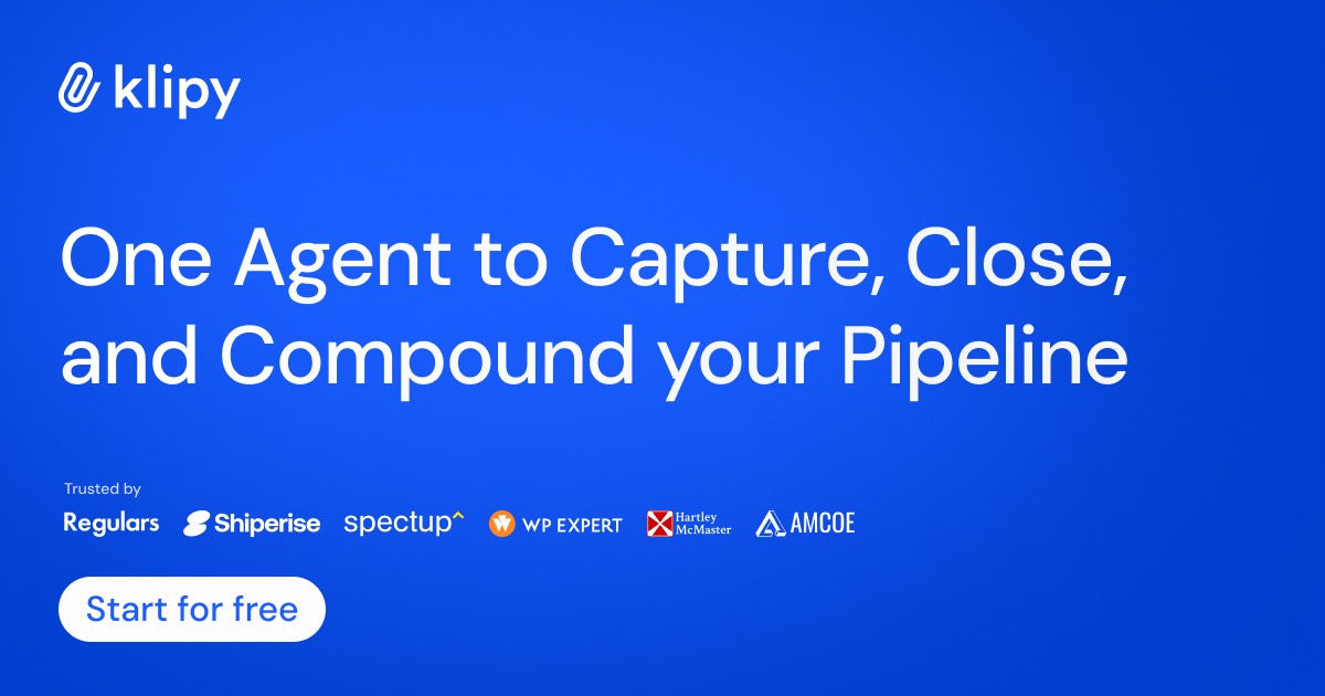 Klipy AI homepage