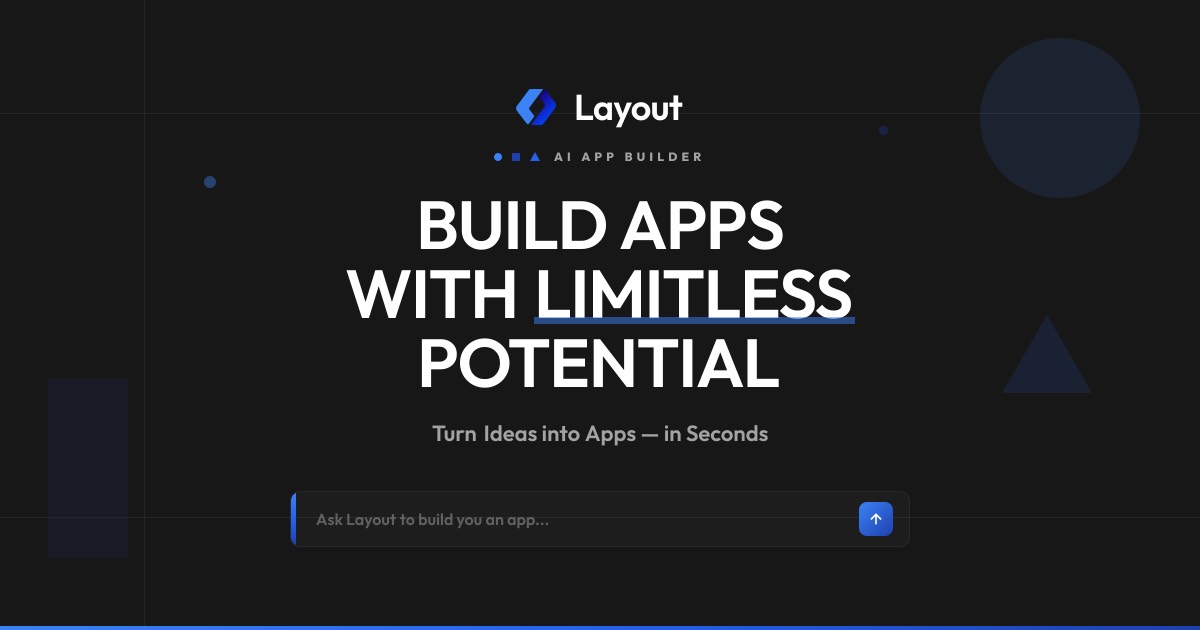 Layout.dev homepage