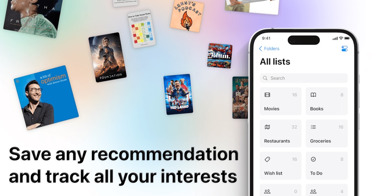 Listy homepage
