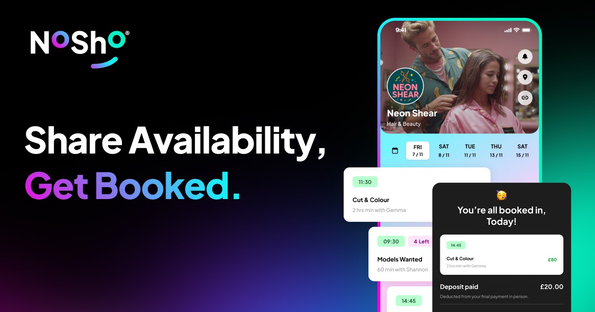 NoSho.app homepage