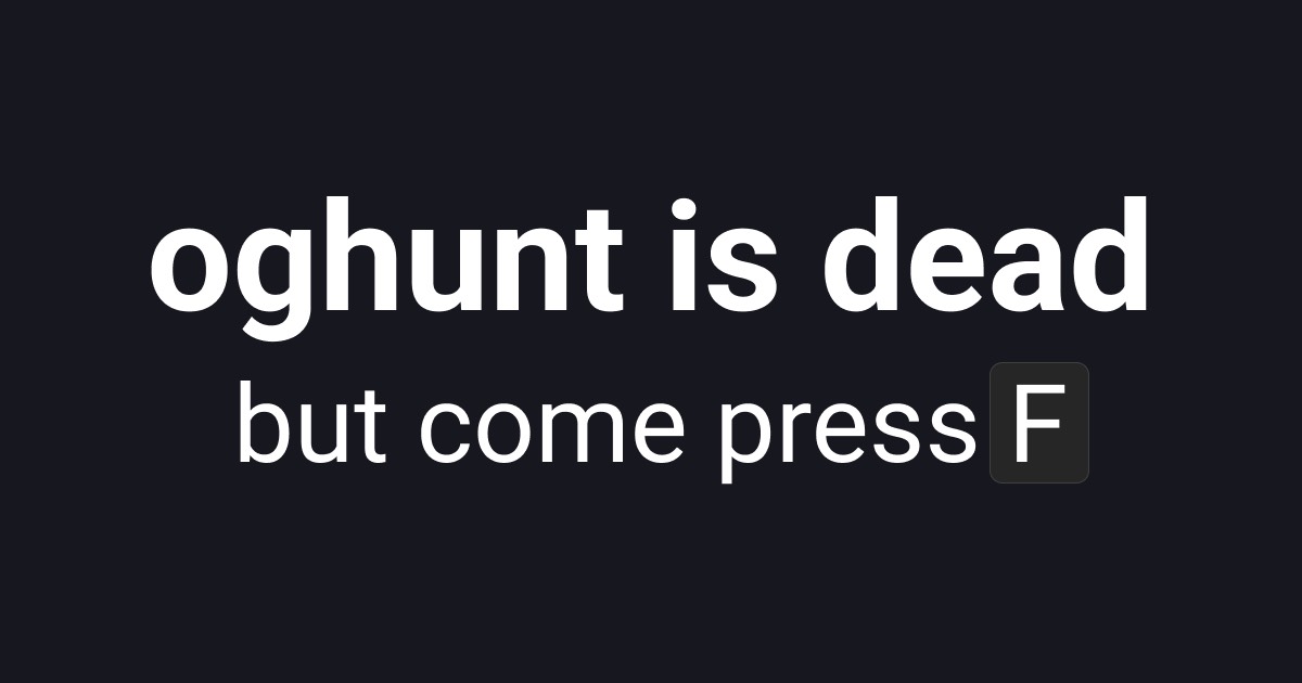 oghunt homepage