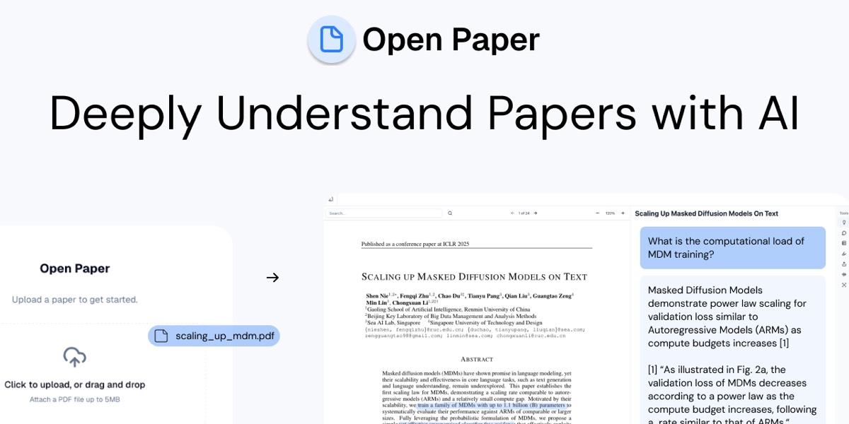 Open Paper homepage