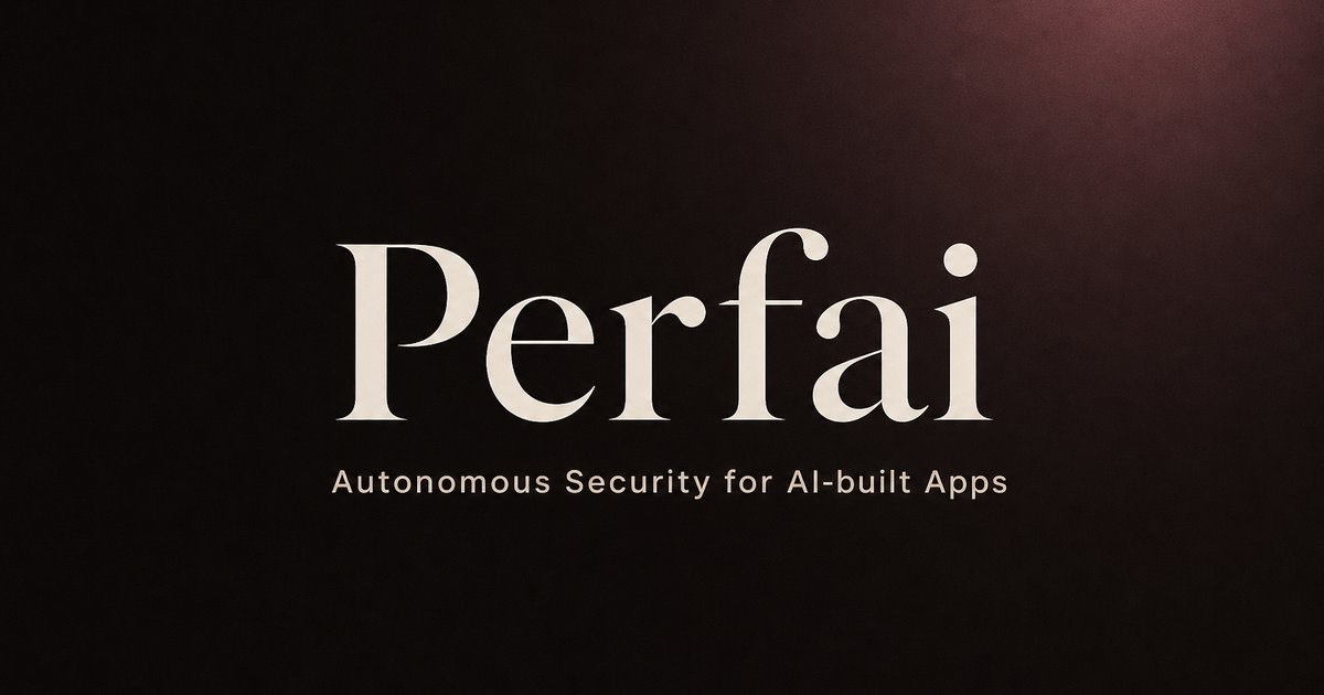Perfai Security homepage