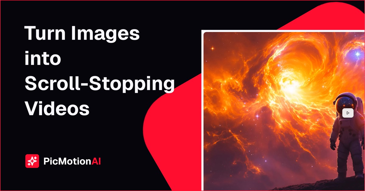 PicMotionAI homepage