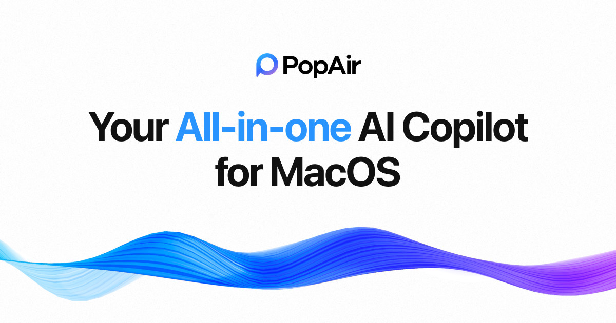PopAir homepage