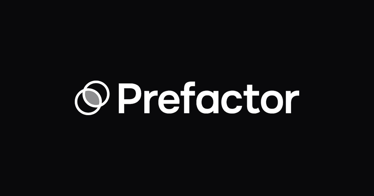 Prefactor homepage