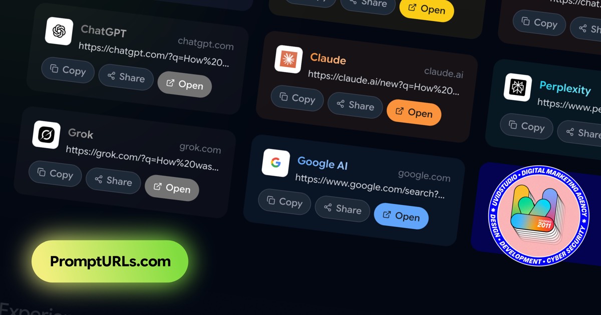 PromptURLs homepage