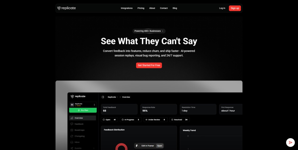 Rectify homepage