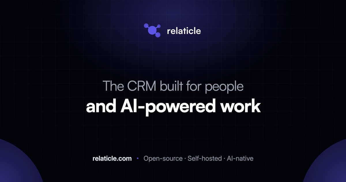Relaticle homepage