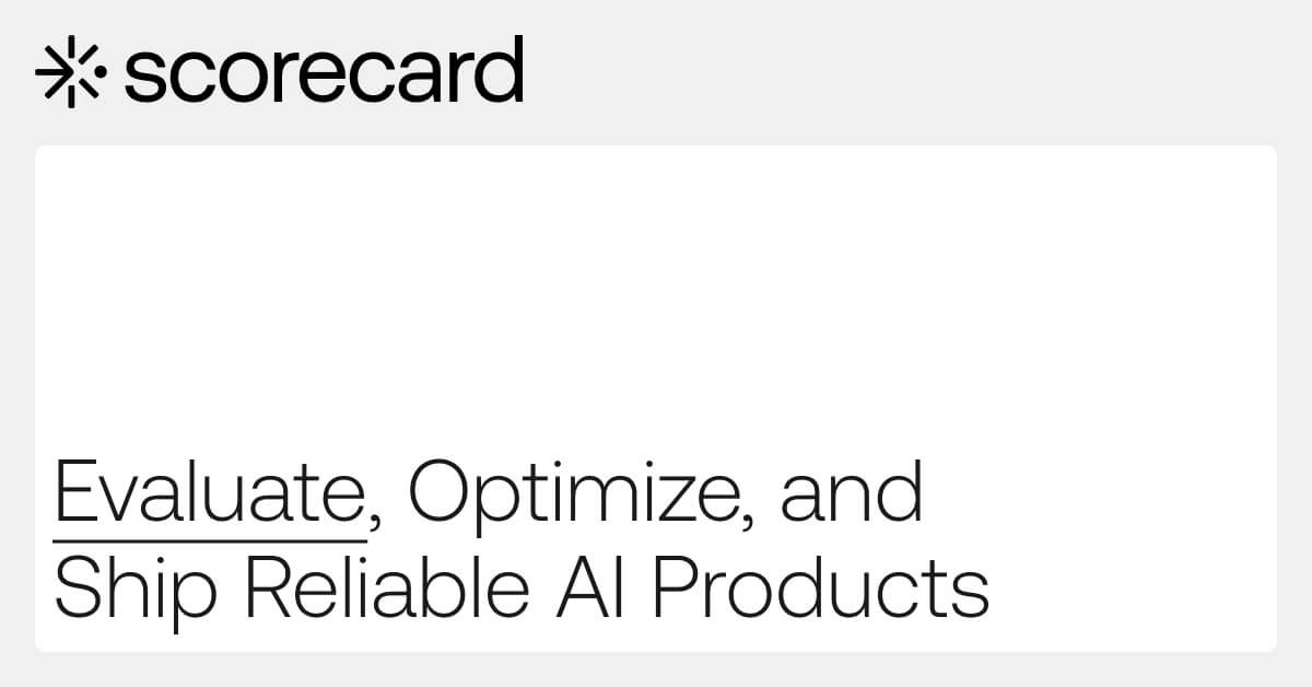 Scorecard homepage