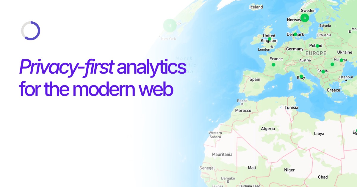 Sleek Analytics homepage