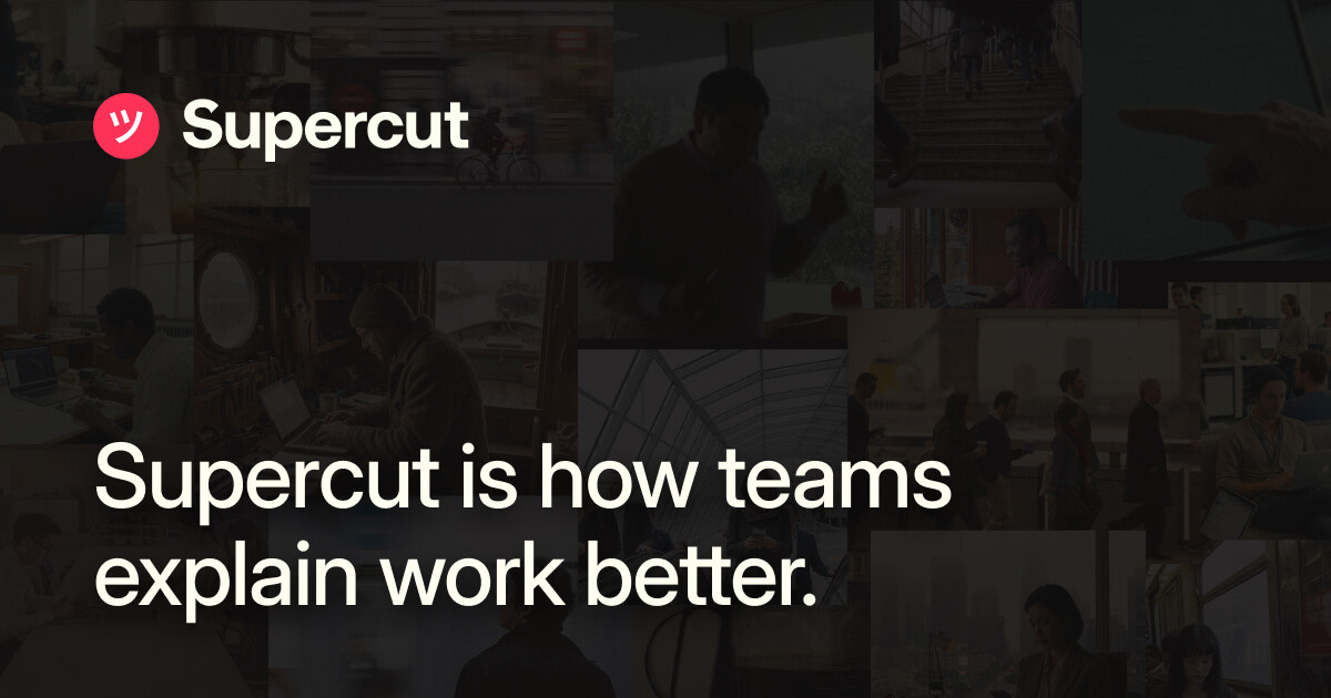 Supercut homepage