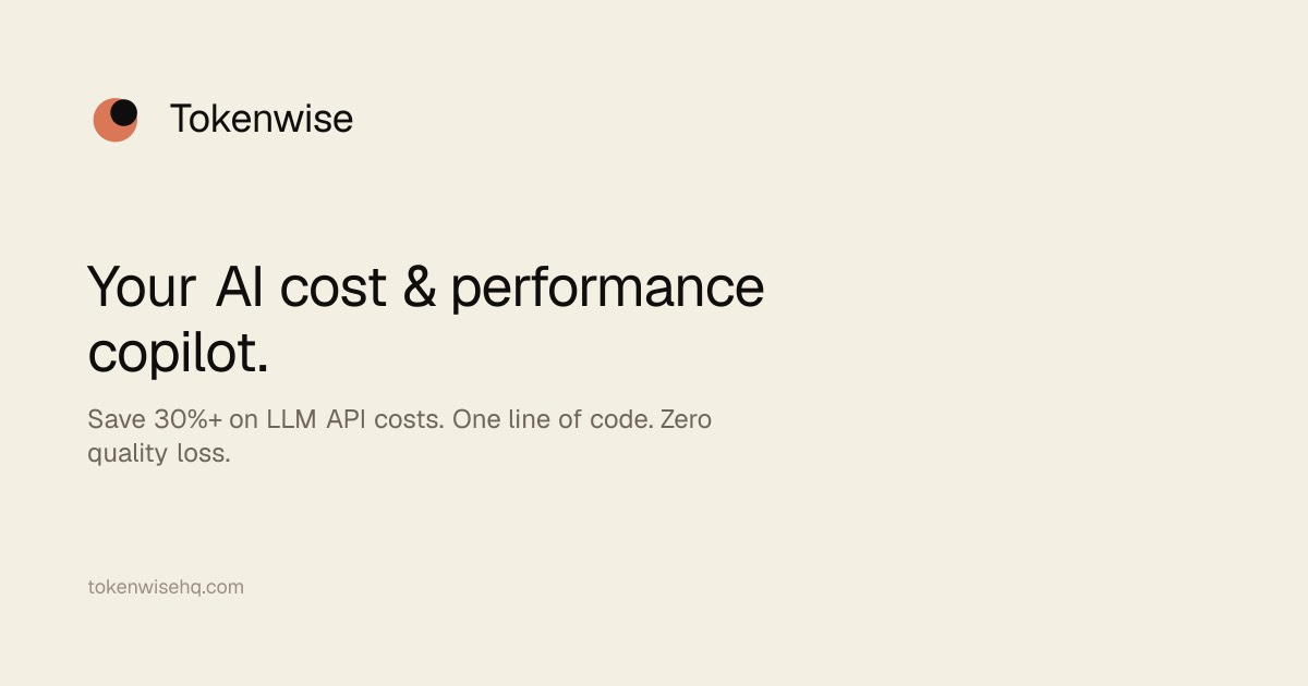 Tokenwise homepage