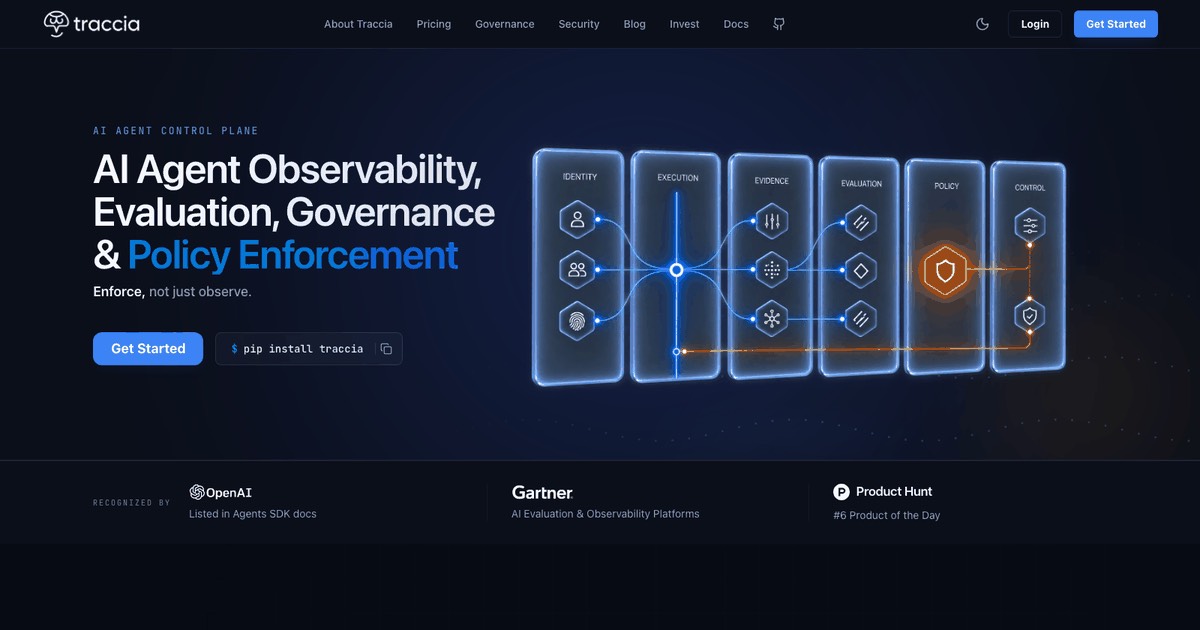 Traccia homepage