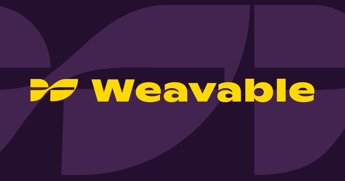 Weavable homepage