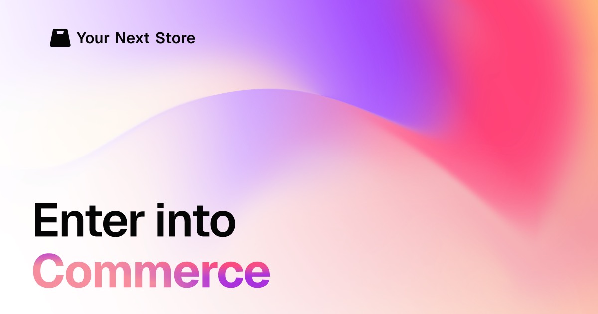 Your Next Store homepage
