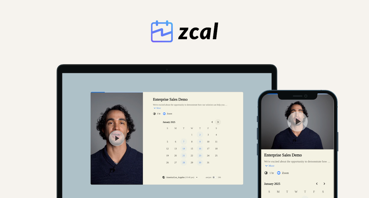 zcal homepage
